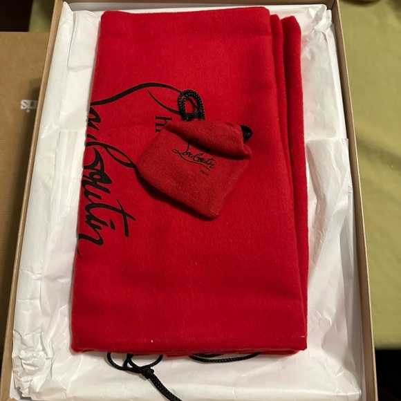 Christian Louboutin Lipchick Pump Black Patent Leather 100MM 38.5 - Picture 4 of 17